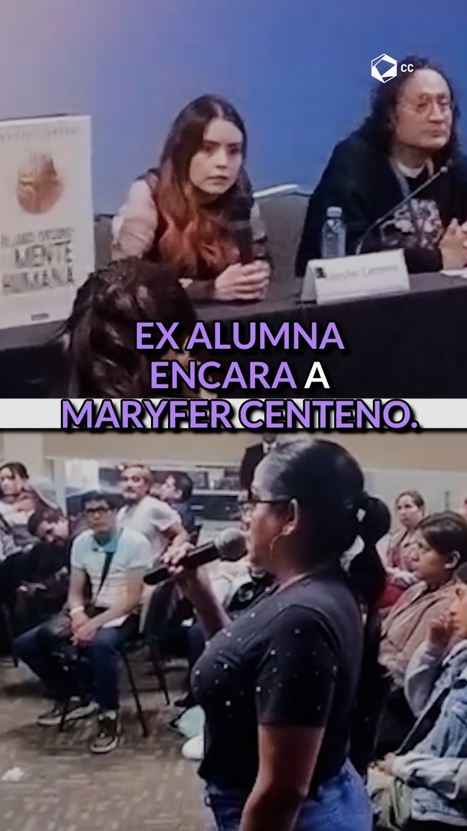 Maryfer Centeno acudió a la FIL Guadalajara para presentar su libro pero no vio venir los reclamos por parte de una de sus exalumnas.😰