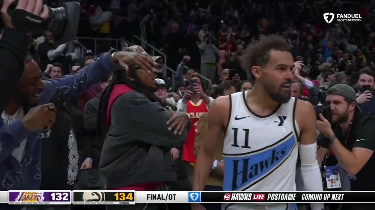 ICE TRAE GAMEWINNER IN OT VS. THE LAKERS 🥶
