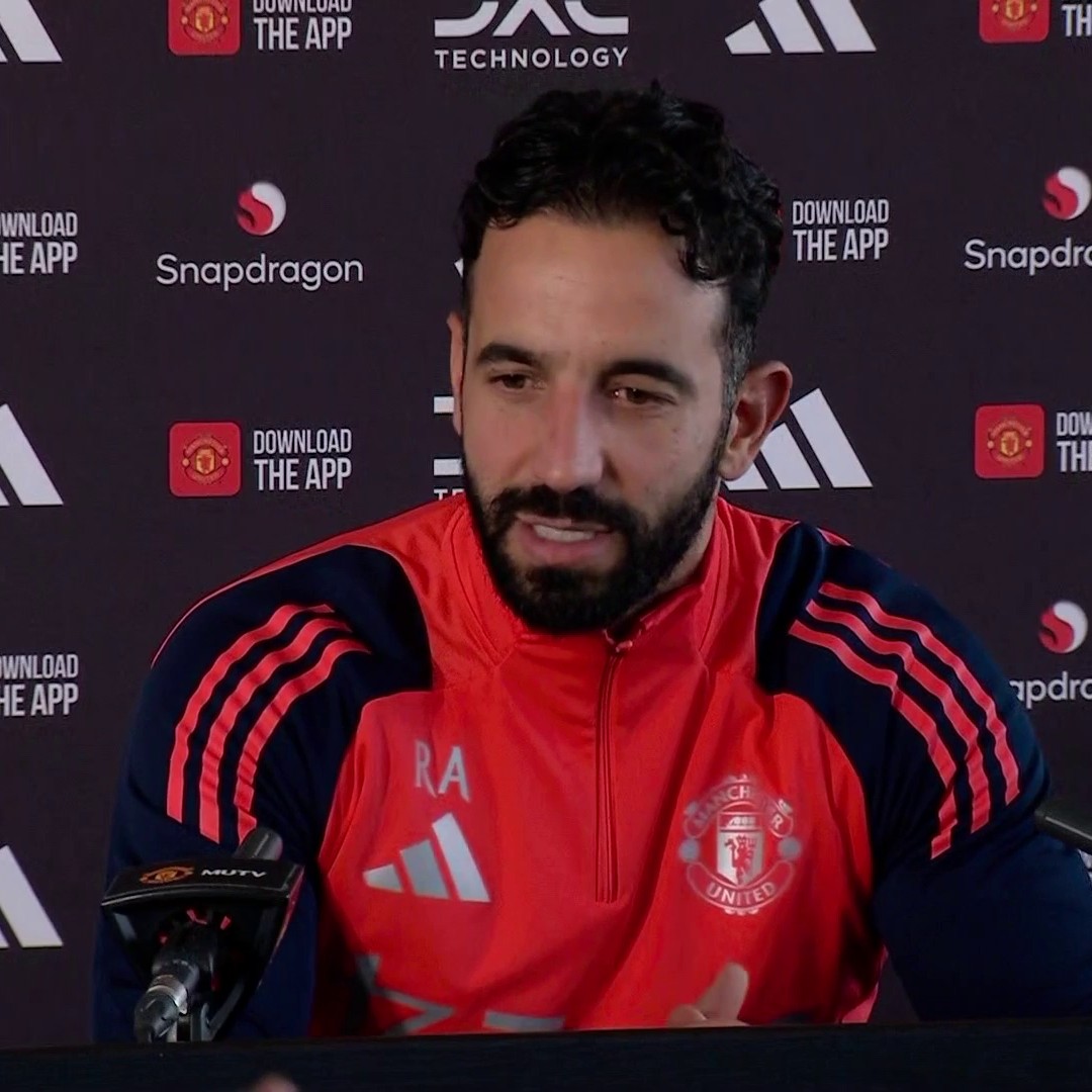 "We are a massive club but not a massive team" 💬 Man United boss Ruben Amorim discusses how his team can improve 🔴