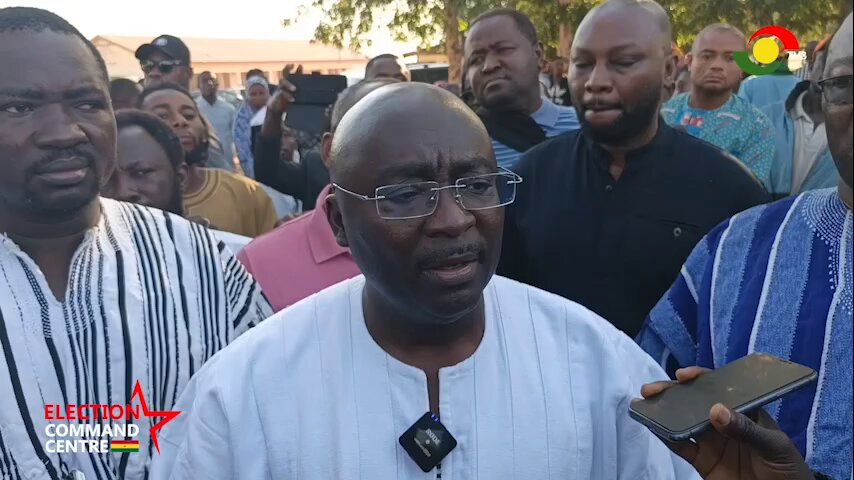 #GhanaDecides2024: "We just want to win and by the grace of God we will" - NPP Flagbearer, Dr. Mahamudu Bawumia speaks to the press after casting his ballot #TV3GH #ElectionCommandCentre