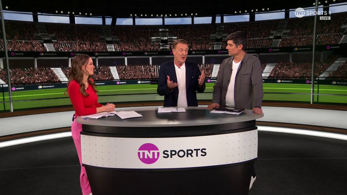 "He's quite unflappable Gus Atkinson" Phil Tufnel and Alastair Cook discuss the man of the hour after his historic hat-trick 🎩 📺 Watch #NZvENG on TNT Sports and Discovery+