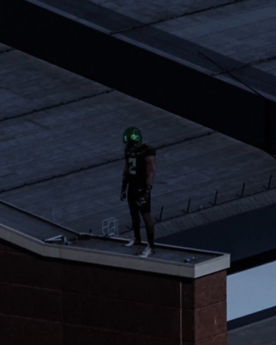 Striking in the shadows. It's Big Ten Championship gameday for Oregon Football. #GoDucks