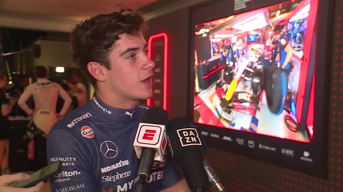 "NO FUE UNA GRAN QUALY, PERO ES LO QUE HAY" Franco Colapinto, sincero sobre su participación en el #AbuDhabiGP, tras los daños del auto en la FP2. ▶️ Más 🏁 #Formula1 en #DisneyPlus Premium