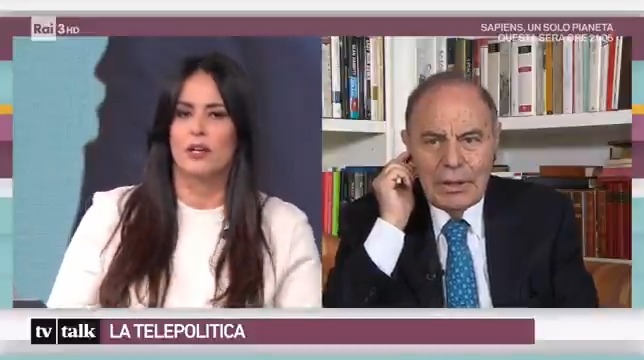 - Vespa, molti l'accusano di essere schierato troppo a favore del governo - Io do la parola a tutti, e metto sempre uno da un lato e uno dall'altro. A La7 invece sono 4 contro 1 - Abbiamo fatto un calcolo sul suo programma. Da settembre, 20 sono di destra e 12 di sinistra #tvtalk