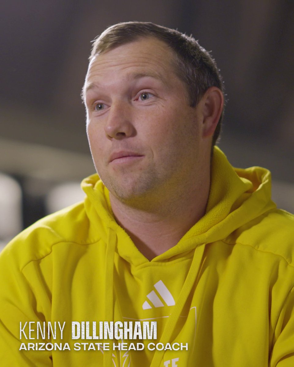 "I'm passionate. ... The passion and the energy is the most important thing when you take the field." 🗣️ ASU head coach Coach Dillingham tells Ryan McGee how Arizona State emulates his personality on the field. (via College GameDay)