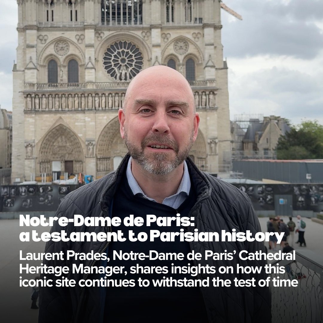 The Cathédrale Notre-Dame de Paris Cathedral does more than stand the test of time - it keeps the stories of Paris alive. Hear from Laurent Prades about the restoration of this iconic monument within the UNESCO 🏛️ #Education #Sciences #Culture 🇺🇳 #WorldHeritage site “Paris, Banks of the Seine”.