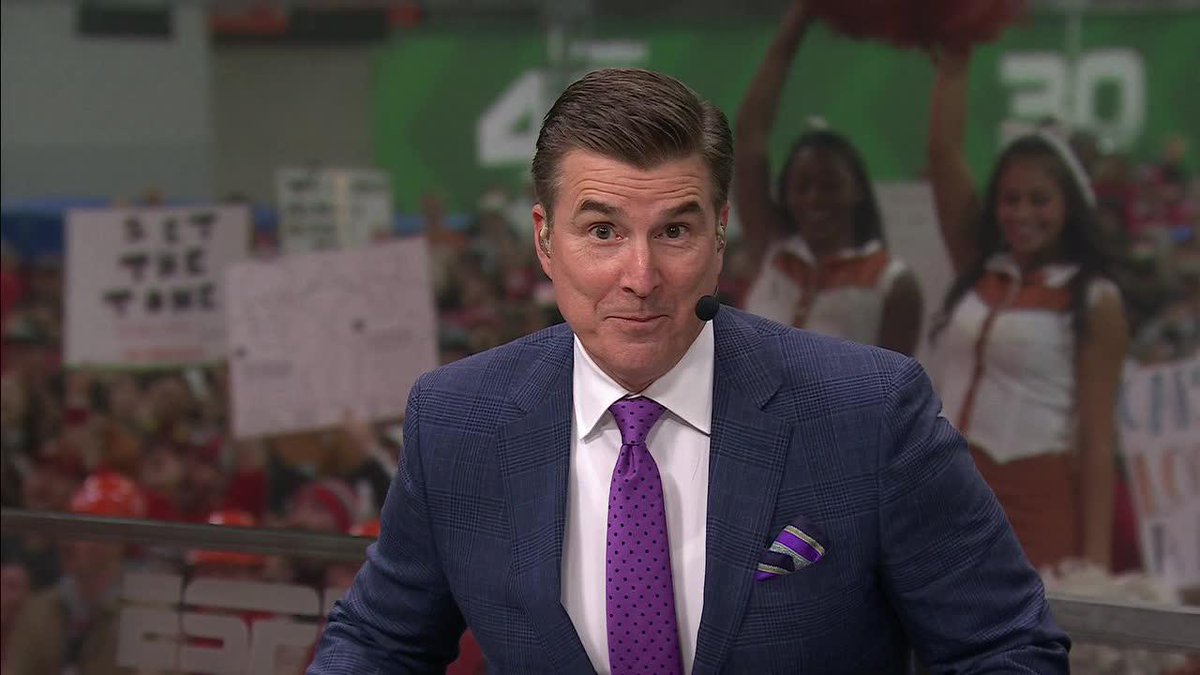 .Rece Davis had the Georgia fans in the first half 😂