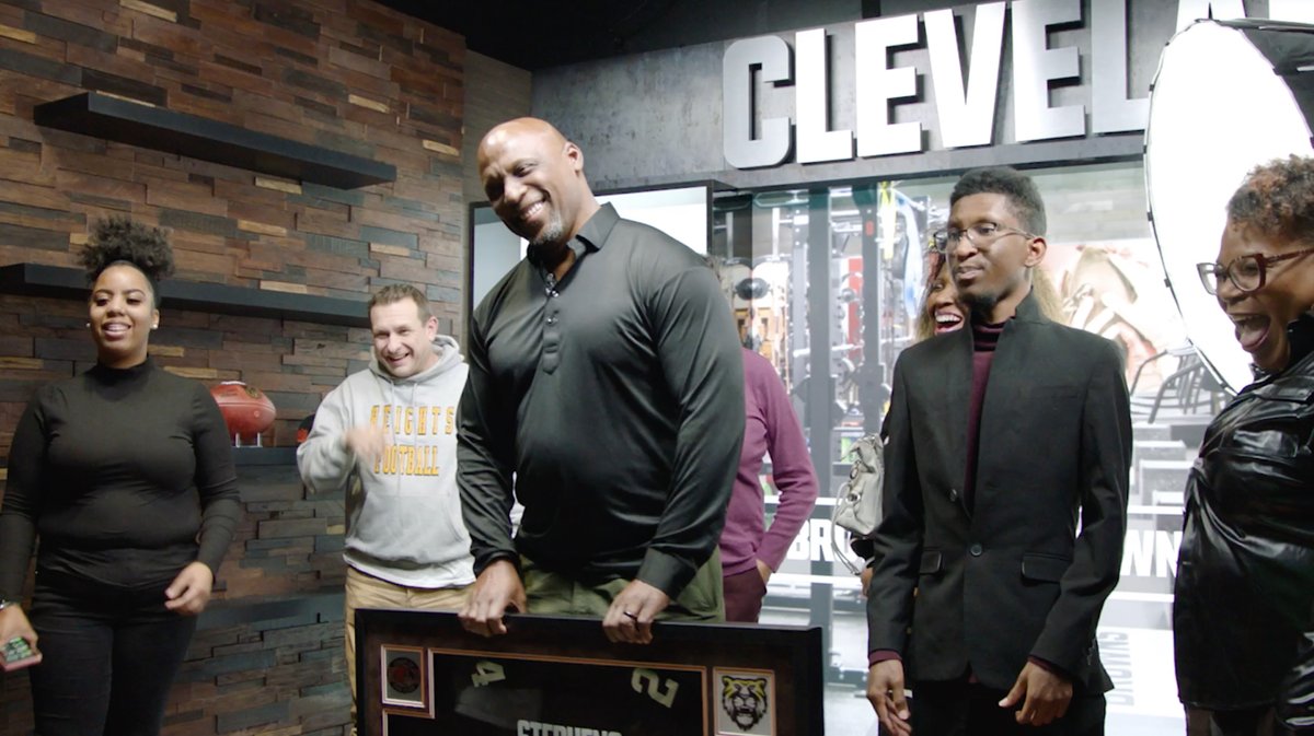 A heartwarming surprise for someone who's always putting his community first. Mac Stephens, Head Coach at Cleveland Heights, is told by family and friends that he's been awarded 2024 Cleveland Browns Youth Football High School Coach of the Year. Ohio CAT | NFL Play Football | Heights High Sports
