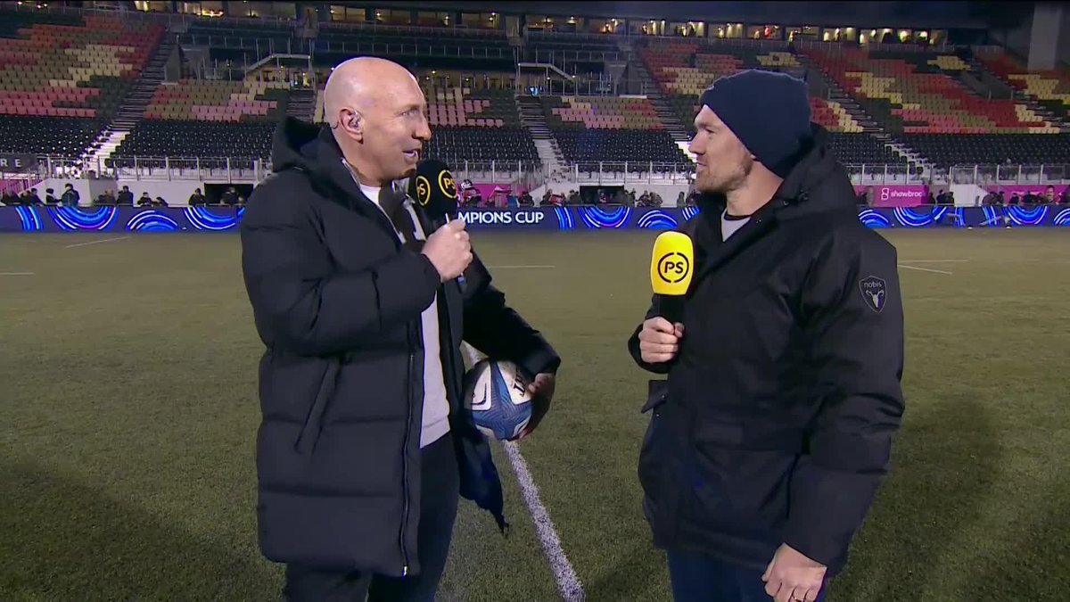๐ Tom Shanklin and Saracens Rugby Club' Alex Goode had a chat and took a closer look at the conditions down on the pitch before kick-off "I know the boys have worked really hard this week." ๐ฃ๏ธ #InvestecChampionsCup
