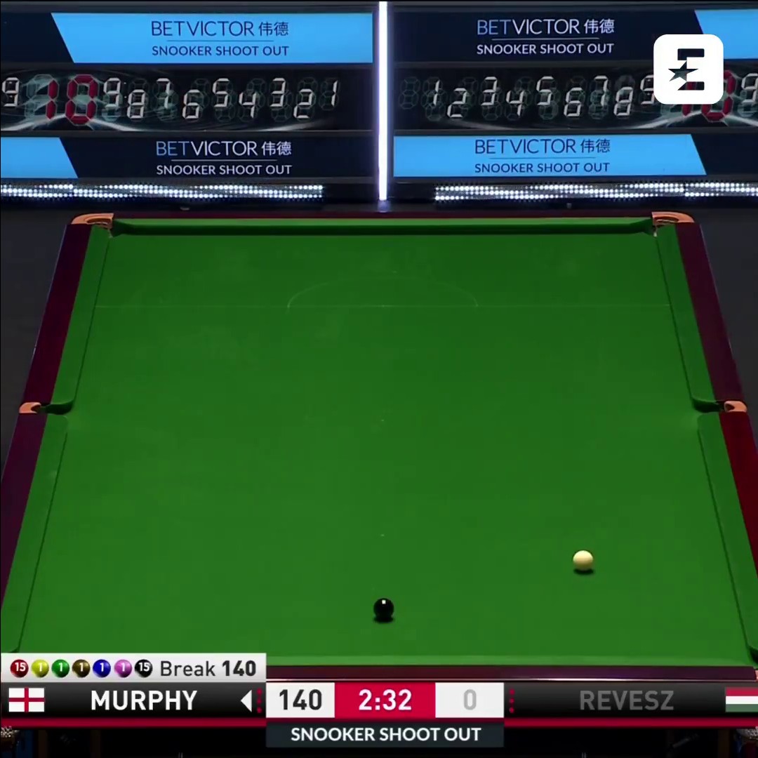 A ๐บ๐ฎ๐ด๐ป๐ถ๐ณ๐ถ๐ฐ๐ฒ๐ป๐ maximum ๐ช Shaun Murphy with the first-ever 147 at the Snooker Shoot Out, #OTD in 2023! ๐ #9ClubShootOut | Shaun Murphy | WST