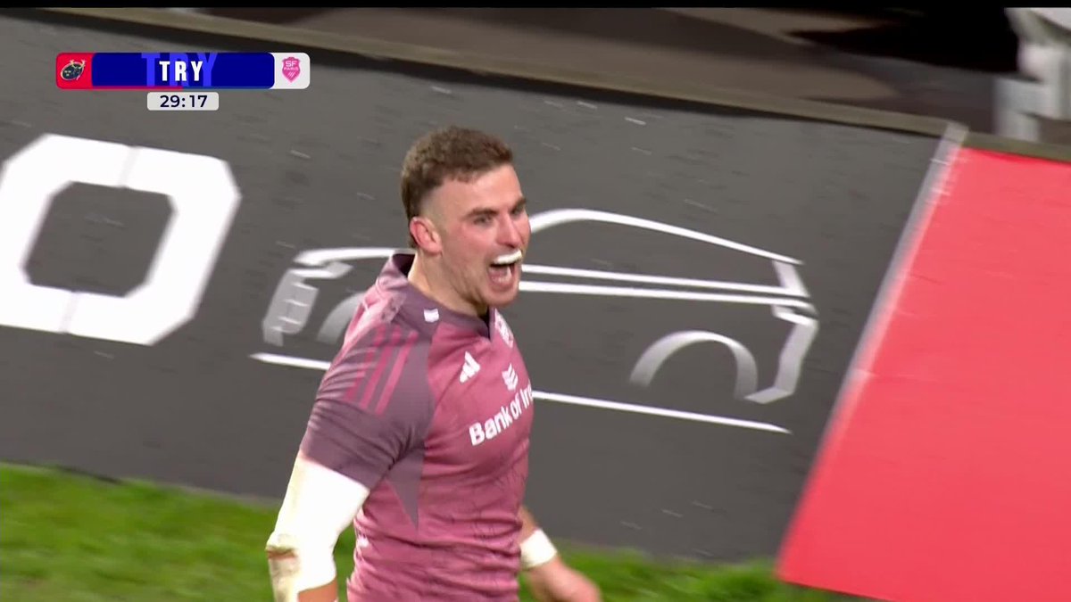 Take a bow, Shane Daly! 🔥 The Munster Rugby man displays brilliant footballing skills and scores a fine try 🪄 #InvestecChampionsCup