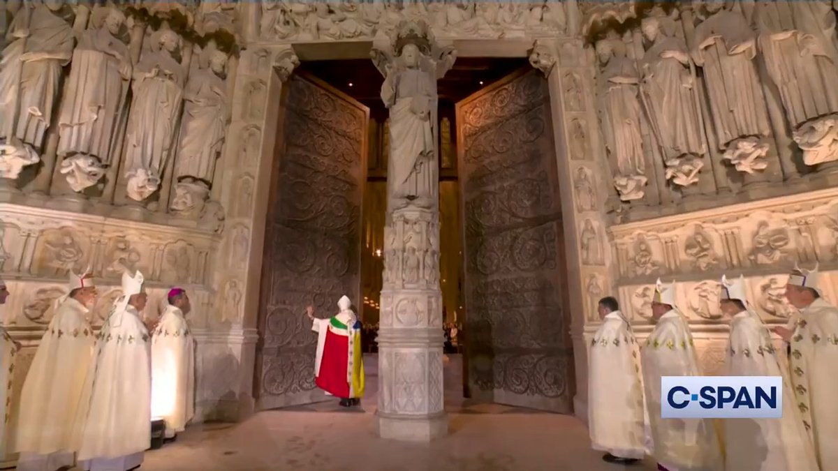 Notre Dame Cathedral Re-Opening in Paris, France