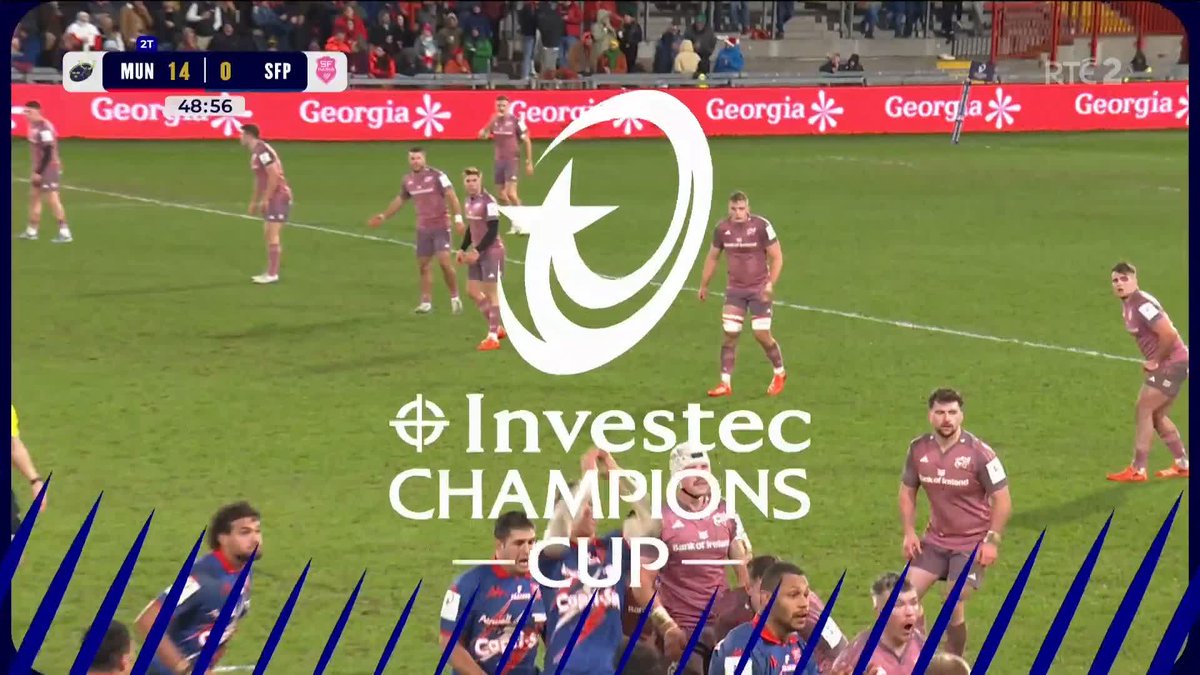 This was disgraceful stuff from Pierre-Henri Azagoh on Peter O'Mahony Rightfully called as the first of Stade Francais' two red cards