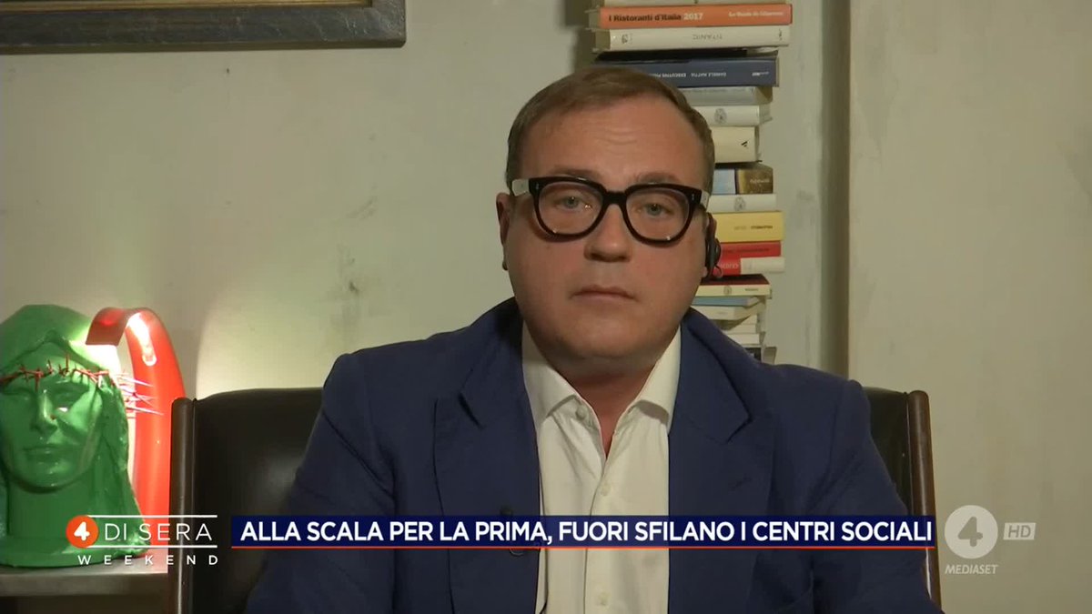 "Il paese reale è quello che è andato alla Scala, tutto il resto sono quelli che non lavorano" Annamaria Bernardini De Pace a #4disera Weekend