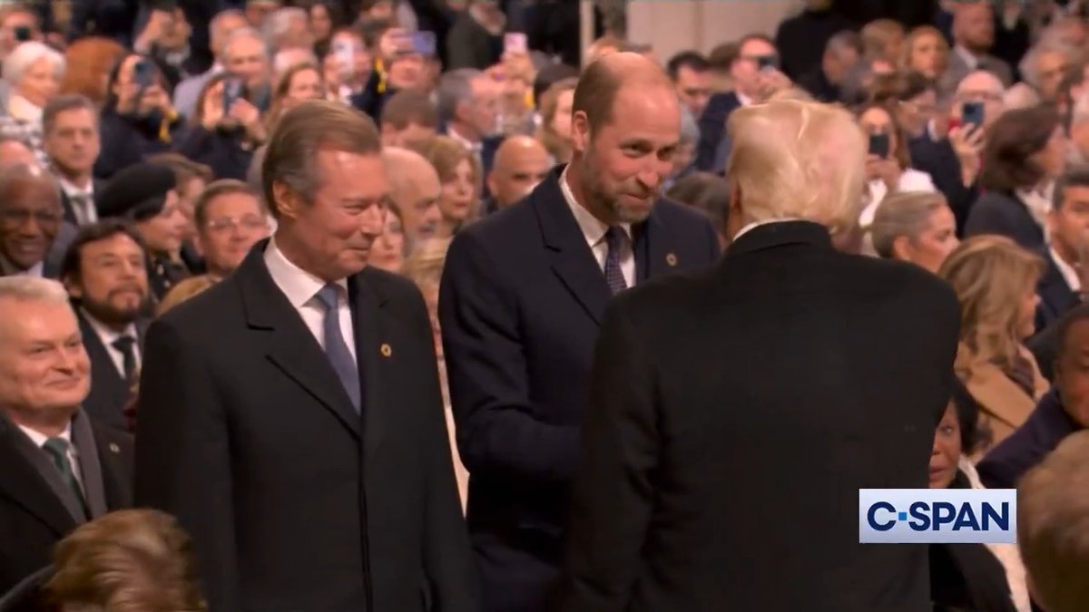 🚨BREAKING: PRINCE WILLIAM JUST GAVE PRESIDENT TRUMP THE BIGGEST SMILE OF ALL TIME AT NOTRE DAME! Leaders all around the world can't deny President Trump's aura!