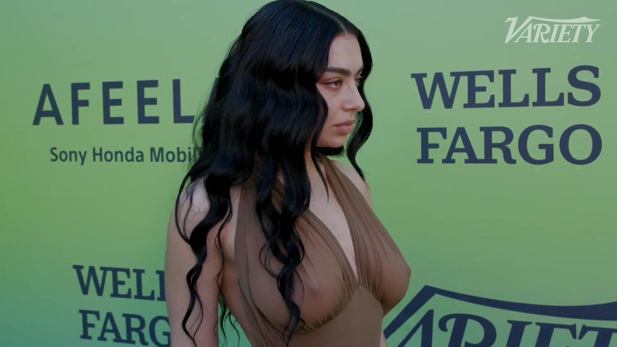 Charli xcx stuns at the Variety Hitmakers event today in Los Angeles 💚