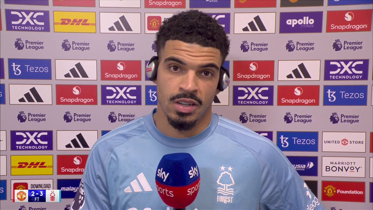 "I don't want to discredit Onana, he's a fantastic keeper!" 🖐️ Morgan Gibbs-White talks through Nottingham Forest's historic win over Man Utd 🗣️