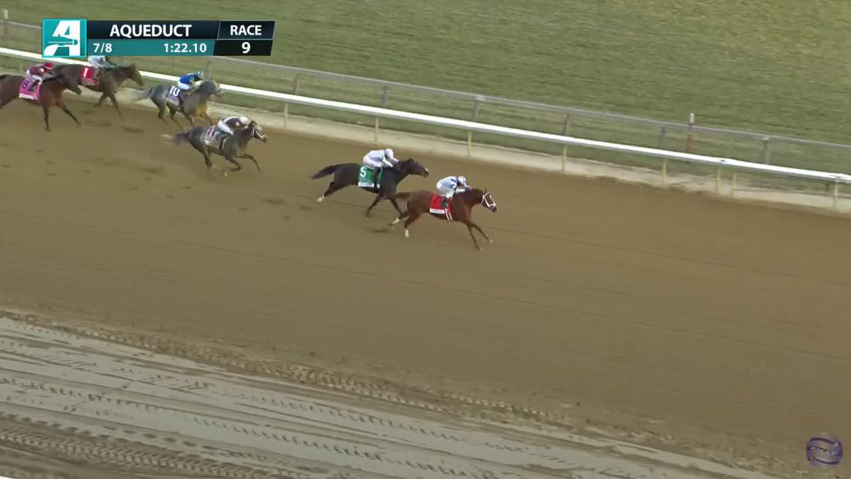🔒 Locked ran right on by Mullikan to win the G2 Cigar Mile presented by