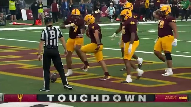 Cam Skattebo put on a CLINIC to lead Arizona State to the Big 12 title 😮💨