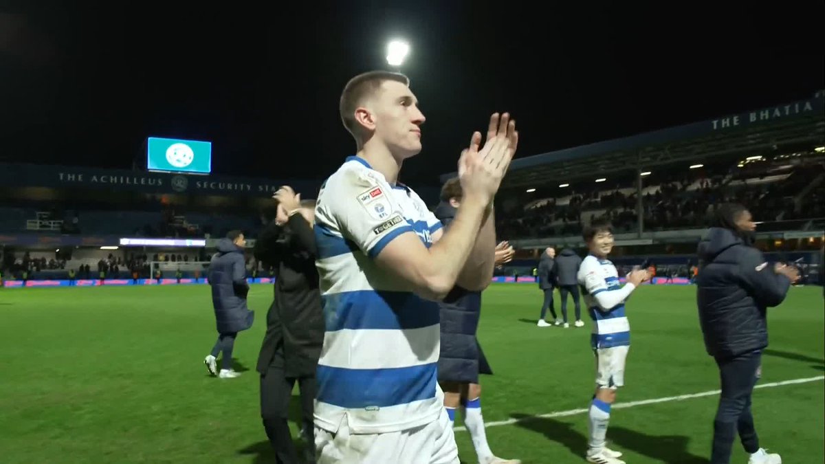 "I'm really really grateful to have a manager that's got my back" 💙 An emotional afternoon for QPR FC's Jimmy Dunne following the passing of his father 🎤 @KatieShanahan3 | EFL
