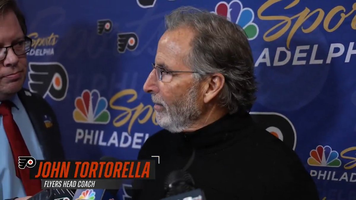 "I'm proud of the team. I have no qualms with our team." Hear from Torts following a 4-3 OT loss in Boston. #PHIvsBOS | #LetsGoFlyers