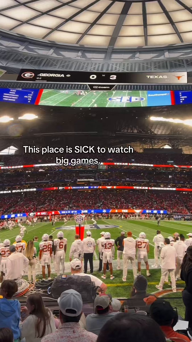 Highly recommend watching games at Cosm Dallas it’s electric