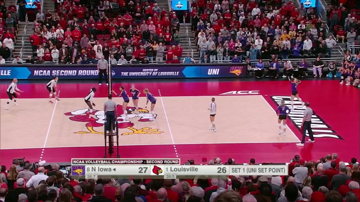 UNI TAKES SET 1️⃣ #NCAAWVB x 🎥 ESPN+ / UNI Volleyball