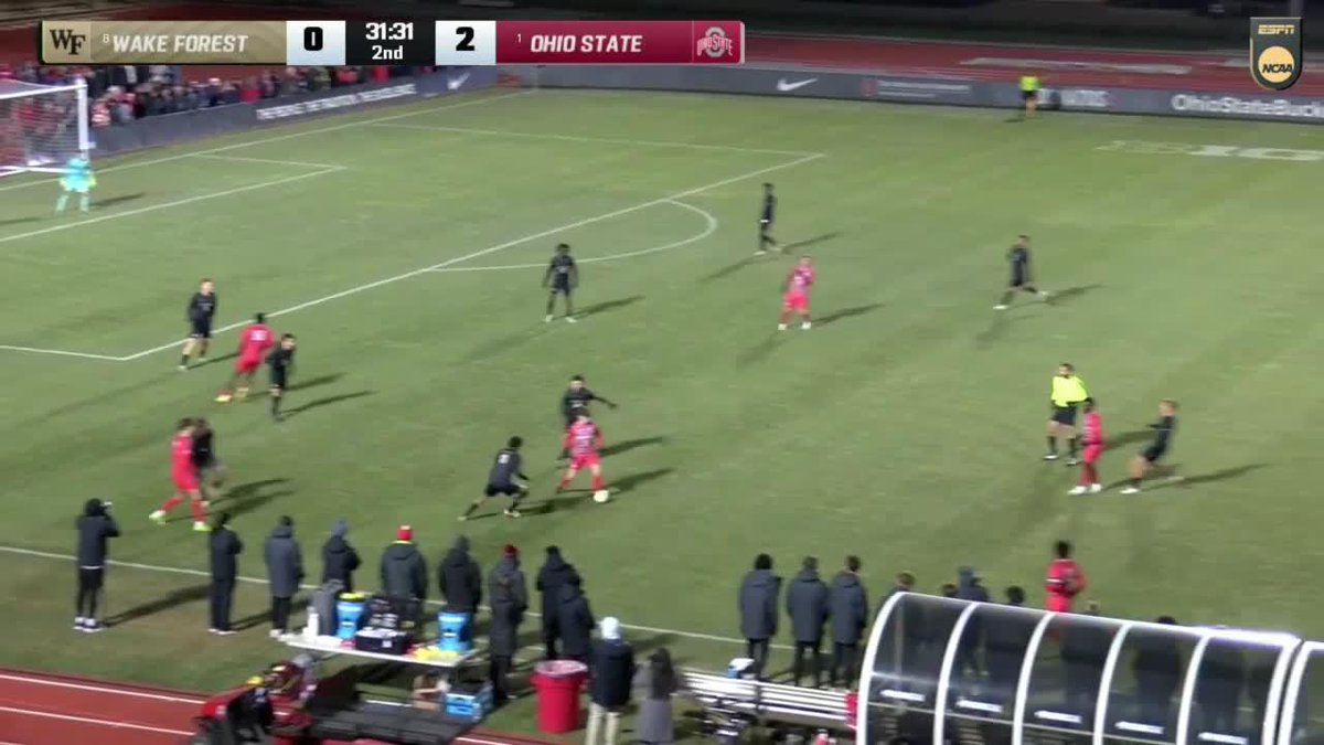 59' | Michael Adedokun makes it 3-0 Buckeyes from Parker Grinstead and Luciano Pechota. #GoBucks