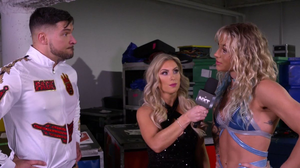 Hey “All Ego” Ethan Page, this was Sol Ruca's interview! 😡 #WWENXT | #WWEDeadline