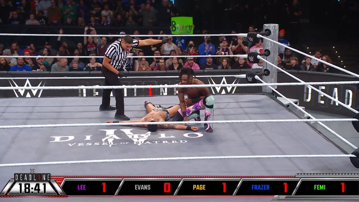 .Je’Von Evans is taking over!! 😤 #WWENXT | #WWEDeadline