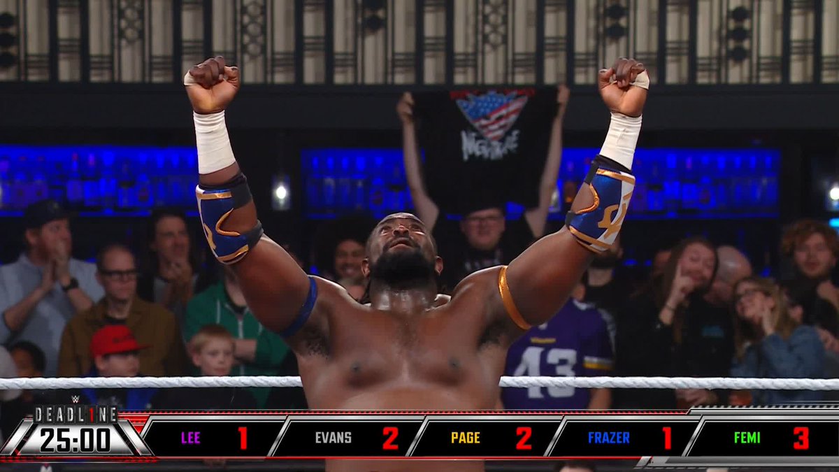 WHAT AN ENDING! 😱 OBA FEMI IS THE IRON SURVIVOR!! 😤 #WWENXT | #WWEDeadline
