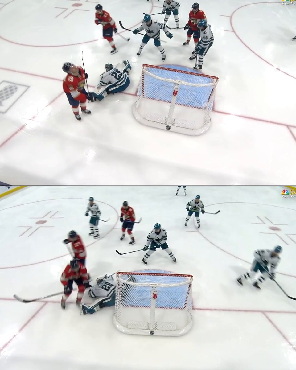 Spot the difference between these two saves by Mackenzie Blackwood. 🦈 The difficulty level on this is definitely expert.