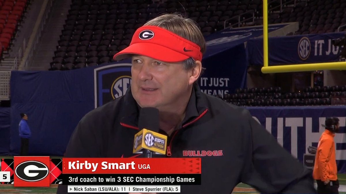 Kirby Smart reflects on how much this SEC Championship means to him and this Georgia Football team 🏆
