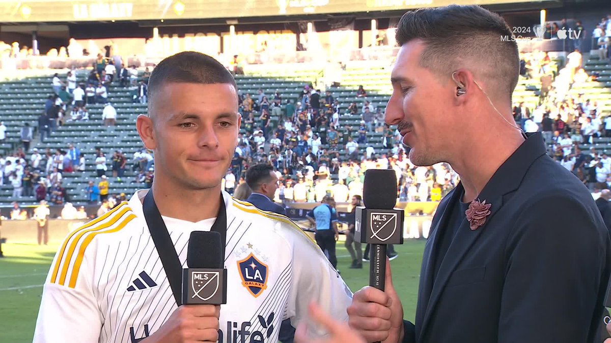 Paying homage to a legend ✊ Dejan Joveljic knew he was going to whip out the Robbie Keane celebration. 😉 // #MLSCup pres. by Audi