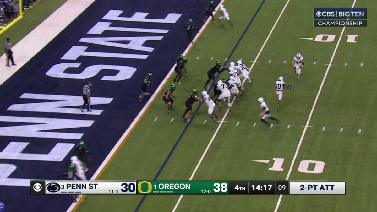 Oregon made sure there was nothing special about this play.