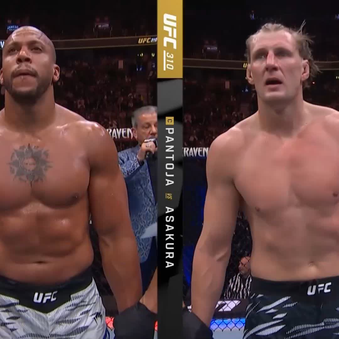 El triunfo por decisión dividida es para Ciryl Gane en #UFC310