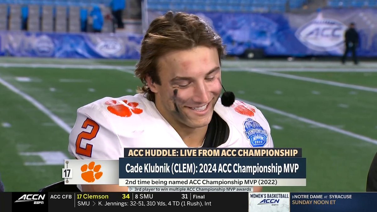 "We've got all the tools in the toolbox that we need to go win a championship." Cade Klubnik on Clemson Football's resilience 😤