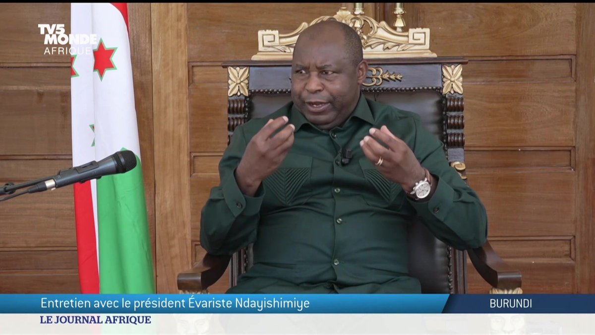 Interview exclusive : le président burundais Évariste Ndayishimiye est l'invité de TV5 Monde