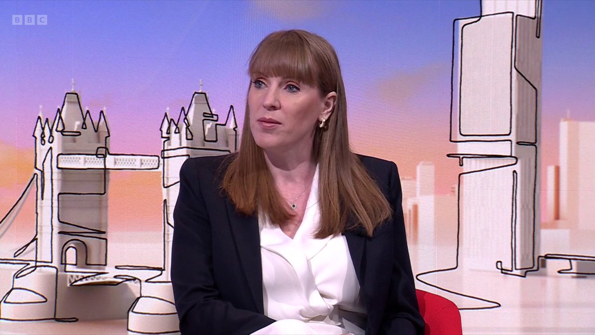 "If the Assad regime has fallen we welcome that news" Deputy PM Angela Rayner says the government want to see a "political solution" in Syria #BBCLauraK