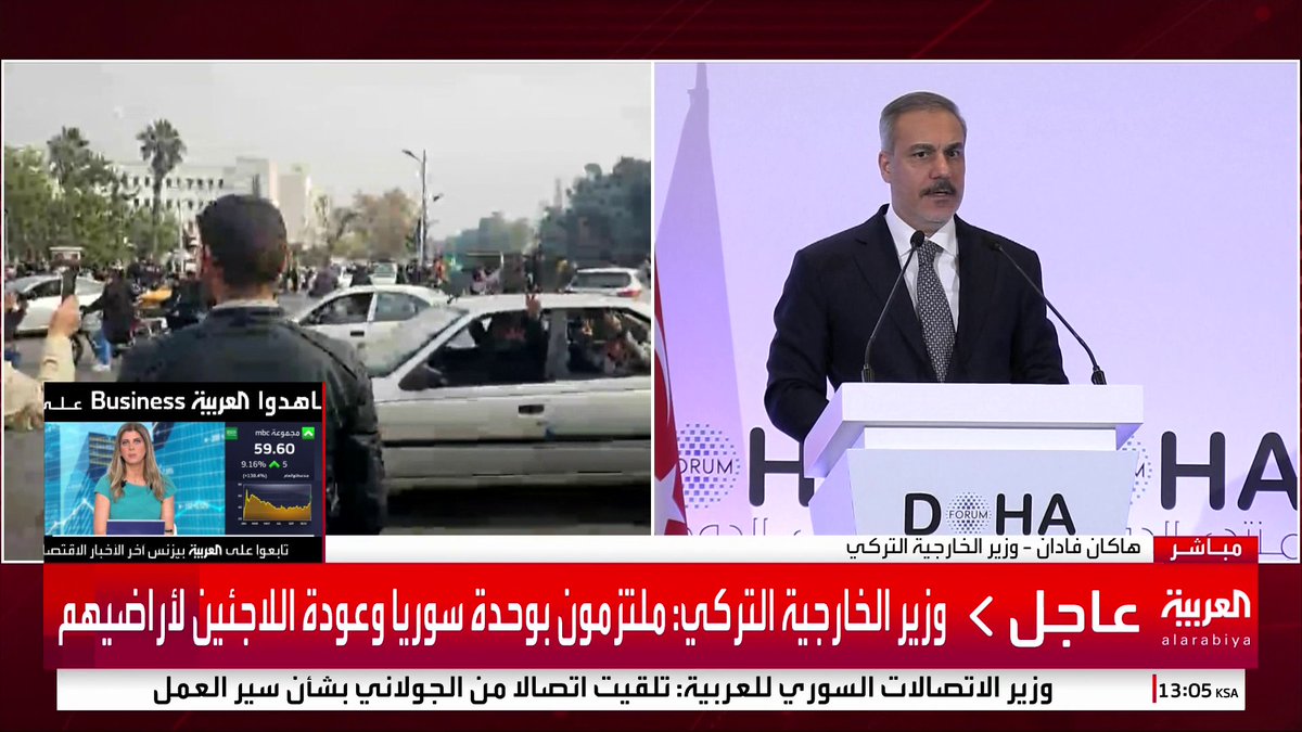 وزير الخارجية التركي: كل مبادراتنا للأسد تم رفضها ولم يكن هناك أي اتصال معه #قناة_العربية #سوريا