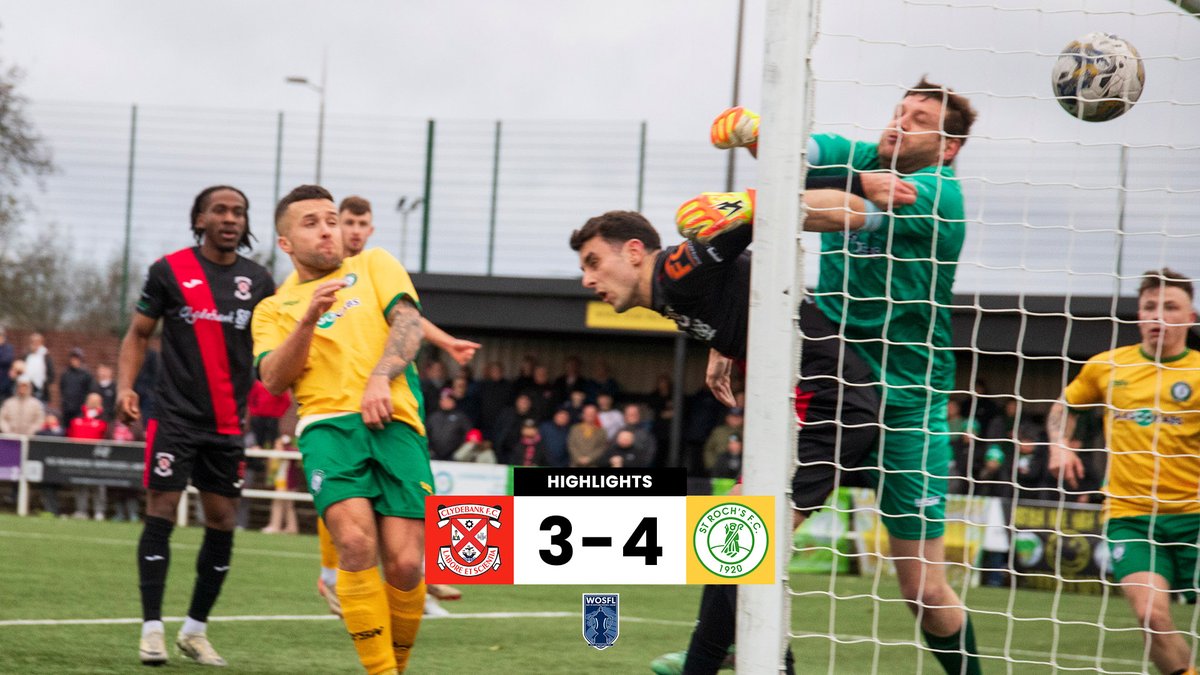 📺 The main action caught by Bankies TV from our 4-3 West of Scotland Cup exit to St Roch's FC yesterday. BankiesTV is brought to you by Glasgow Picture Framing.