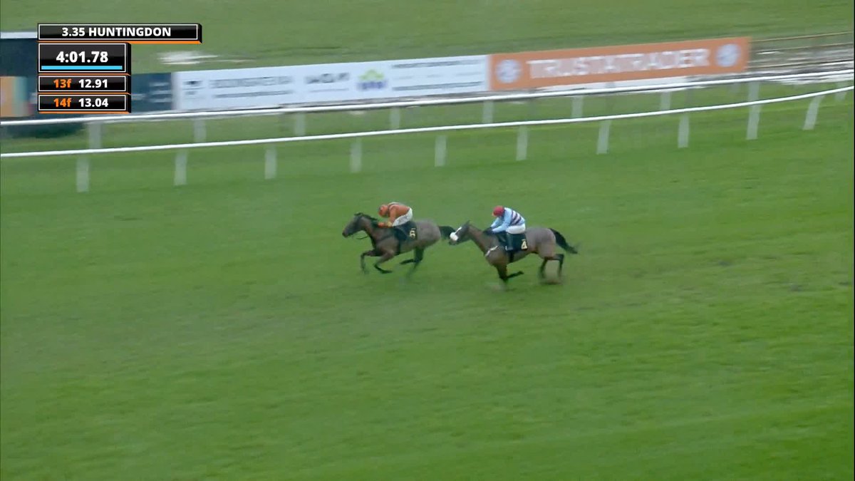 Supreme Malinas caps off a great weekend for the Skeltons to win the Trustatrader Apply Today Henrietta Knight Mares' Open National Hunt Flat Race! 🥇 #ITVRacing | Huntingdon Racecourse | Harry Skelton |Dan Skelton Racing