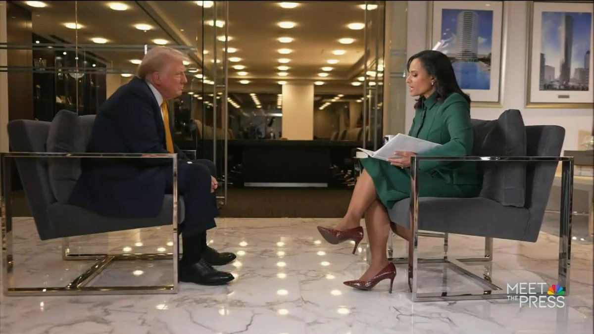 NBC’s Kristen Welker to President-elect Trump: “For the sake of unifying this country, will you concede the 2020 election and turn the page on that chapter?” Trump: “No. Why would I do that?...the country is deeply divided. I’m not the President. Joe Biden’s the President.” #MTP