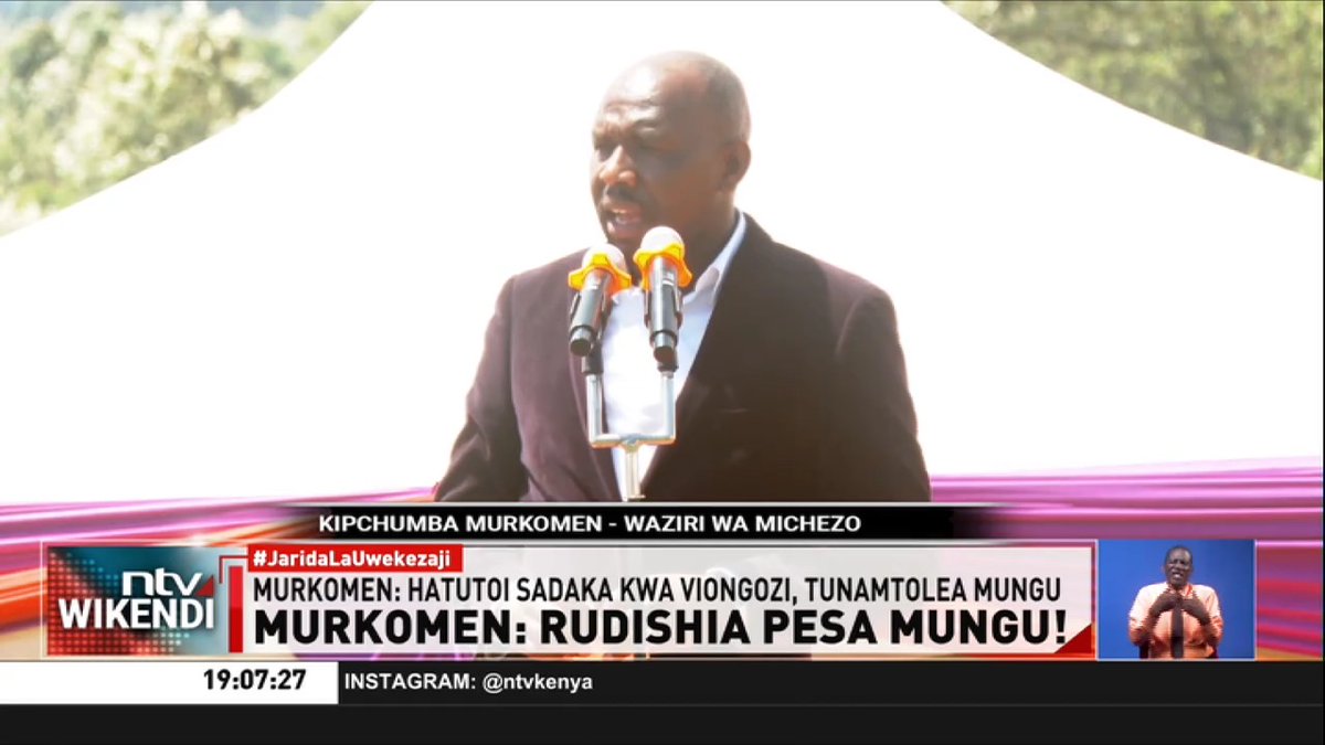 Murkomen: Rudisha Pesa Mungu! Maafisa wakuu serikalini wamekosoa vikali kanisa kwa kusitisha michango ya wanasiasa wakisema hawatoi sadaka kwa viongozi wa kanisa ila wanamtolea mungu. #NTVWikendi