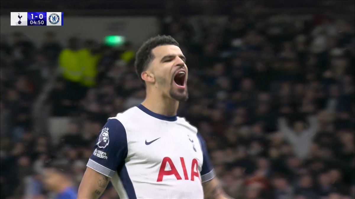 Cucurella slips, Johnson capitalises and Solanke STRIKES! 🏹 Tottenham take an early lead ⚡