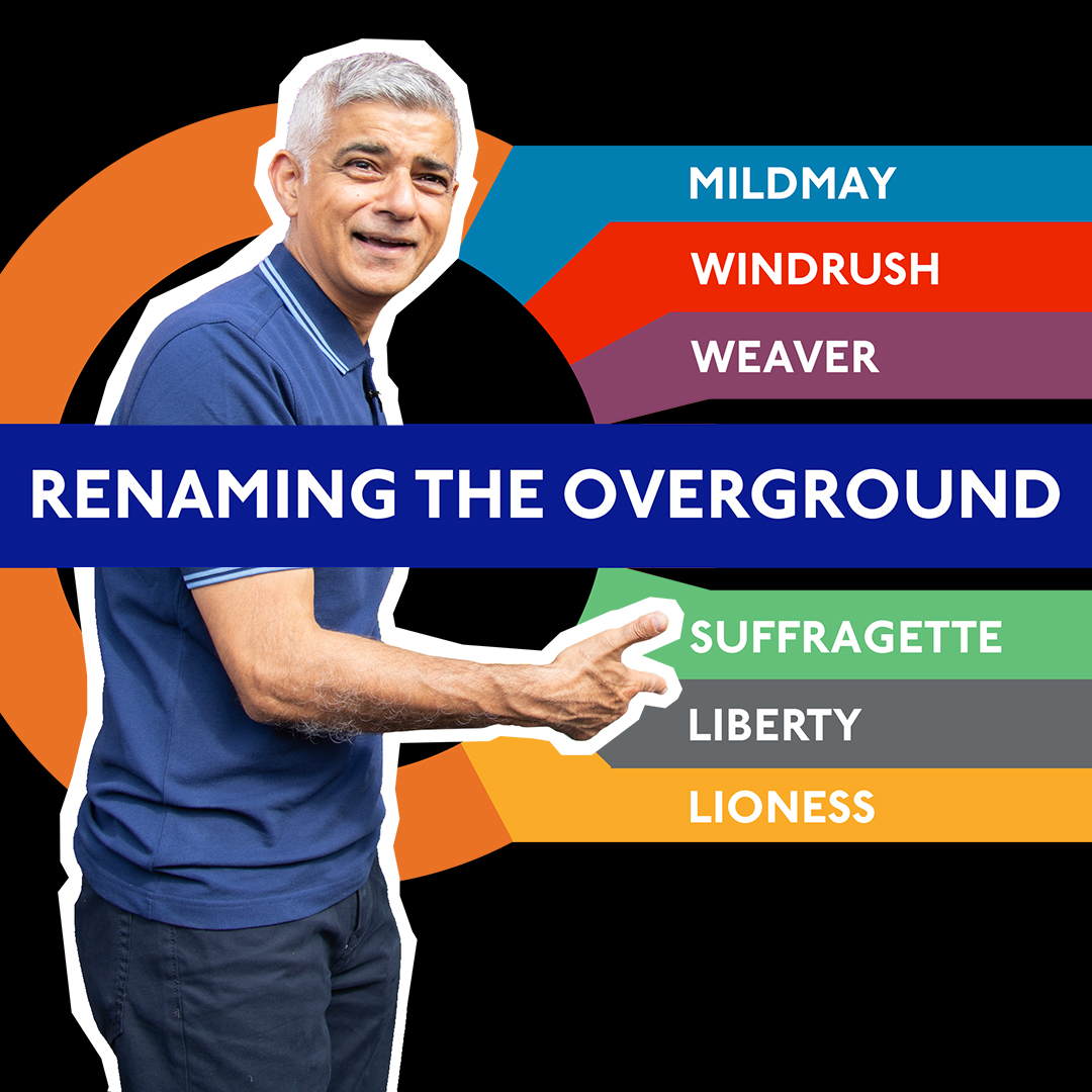 Getting around on the London Overground just got a whole lot easier. The colourful new lines celebrate the stories of those who have helped to make London the greatest city in the world.