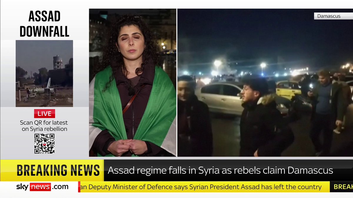 'Do you think democracy can come to Syria quickly?' - @JonathanSamuels 'We are talking about a country that lived under dictatorship for 53 years, nothing will come quickly to us. We are not naive but we are hopeful' - Sana Kikhia 📺 Sky 501