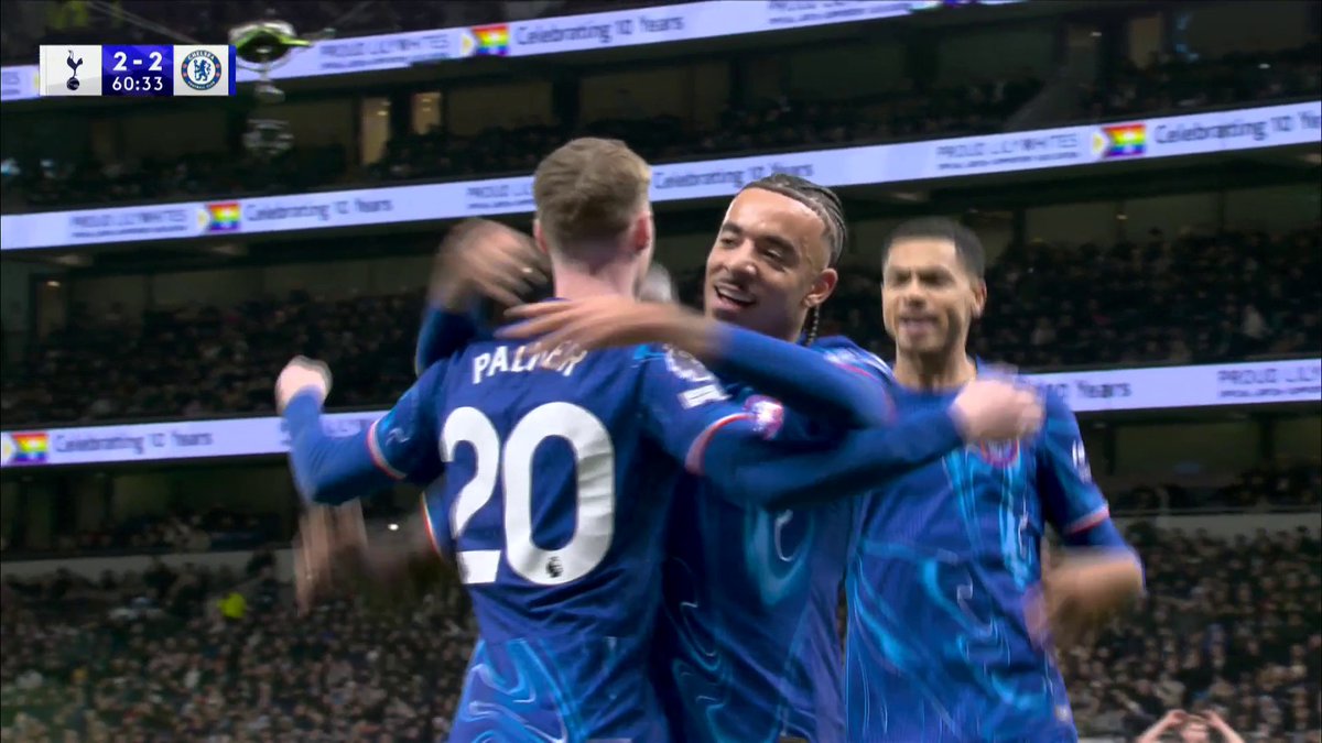 Cole Palmer equalises for Chelsea from the spot! 🥶