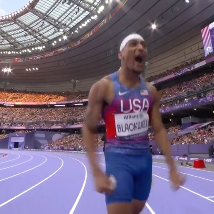 2-for-2 in his Paralympic debut 🥇🥇 Jaydin Blackwell broke onto the scene in world record fashion.