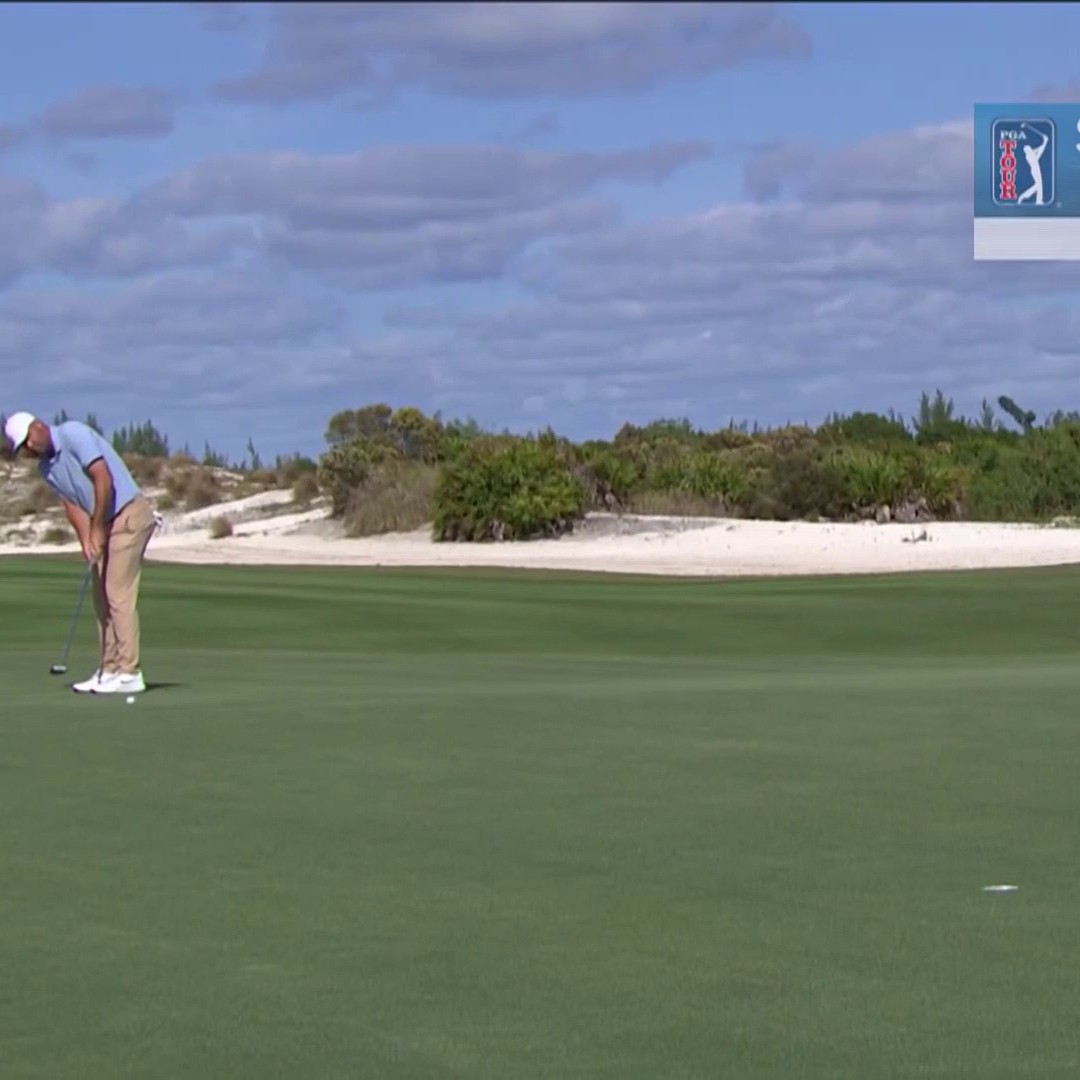 Scottie Scheffler drains it from 49 FEET OUT. 🔥 📺 NBC & Peacock